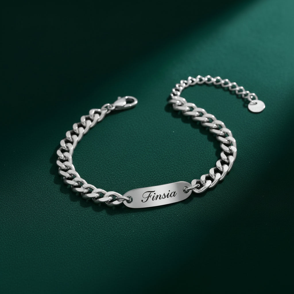 Men’s Signature Name Chain Bracelet