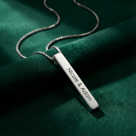 Custom Men’s Totem Bar Necklace