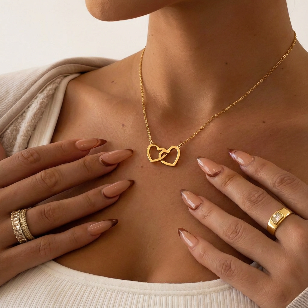 Forever Us Double Heart Necklace